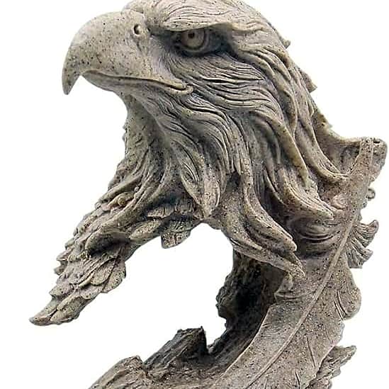 Eagle Head Statue view 1