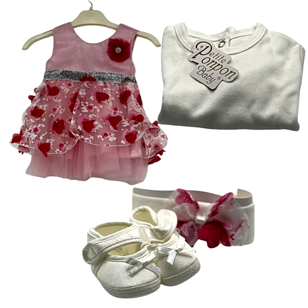 Girls dress set 4 view 1