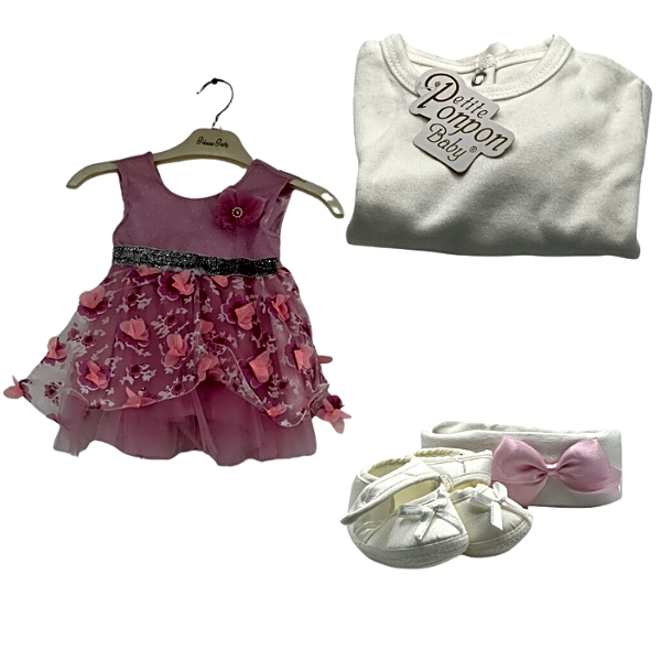 Girls dress set 3 view 1