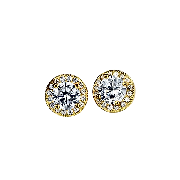 Small gold earring 12 view 1