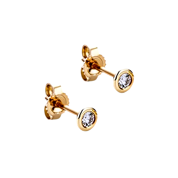 Small gold earring 11 view 1