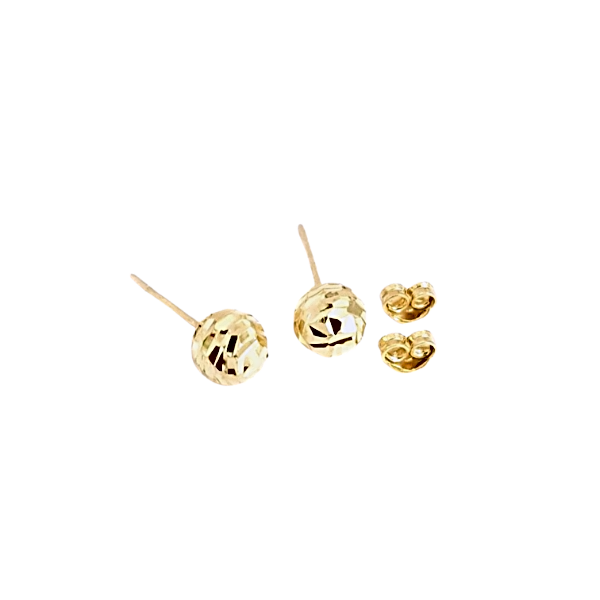 Small gold earring 4 view 1