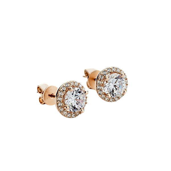 Small gold earring 1 view 1