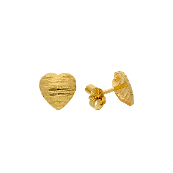 Small gold earring 10 view 1