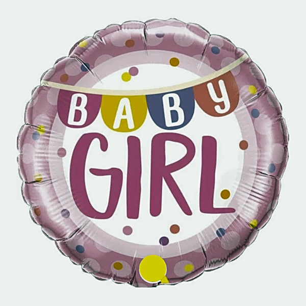 Baby gender balloon: girl 1 view 1