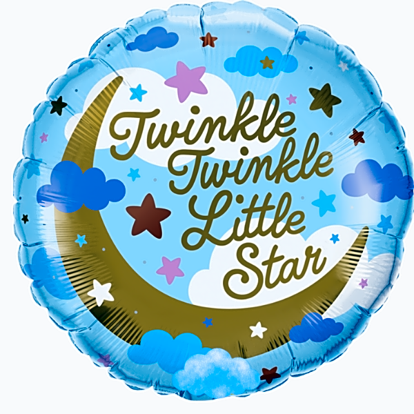 Newborn baby balloons view 1