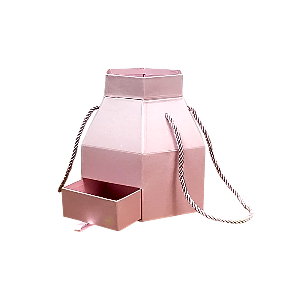 Pink Artistic box - With a Drawer view 1