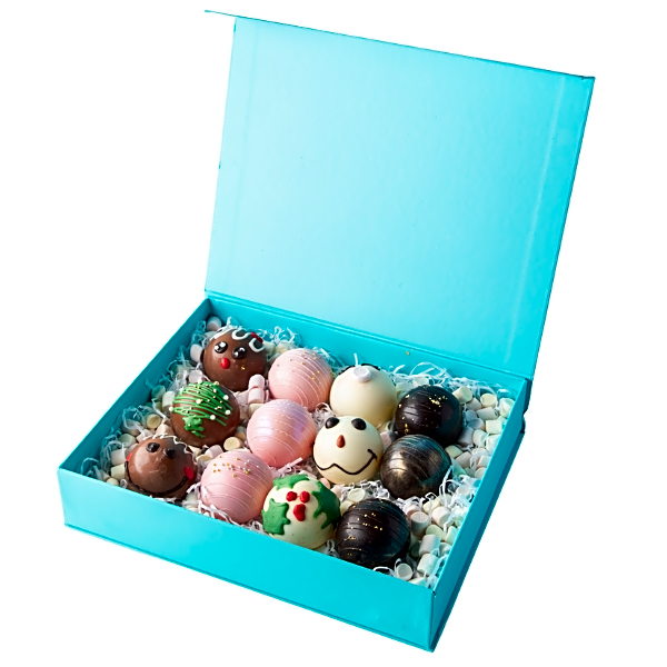 Christmas Hot Chocolate bombs view 1
