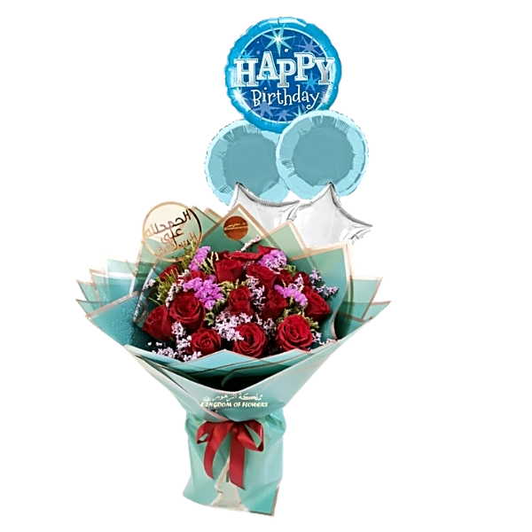 Various bouquet of flowers view 1