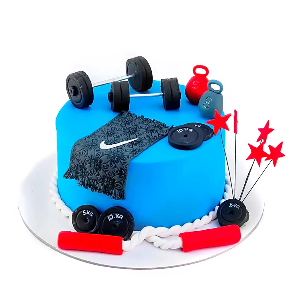 Gym Cake | Father's Day Cake view 1