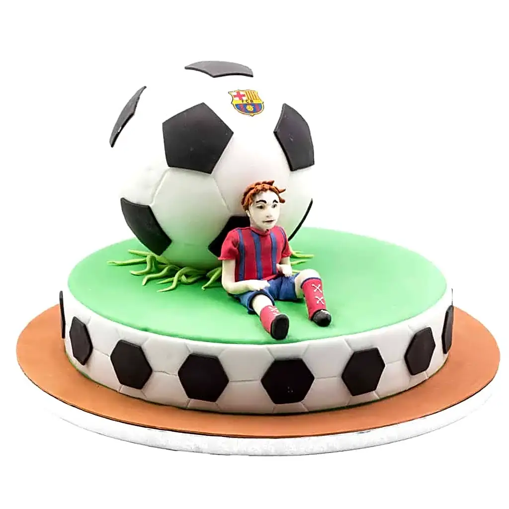 Football Player Cake view 1