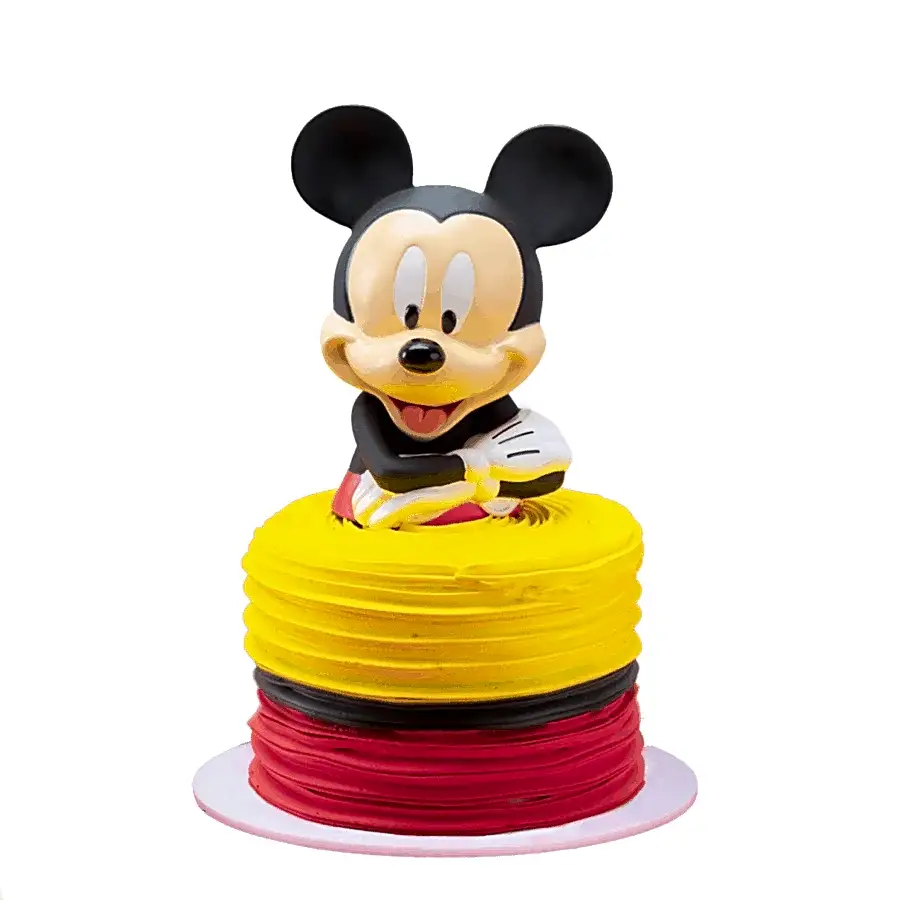 Mickey Mouse Coin Bank Cake view 1