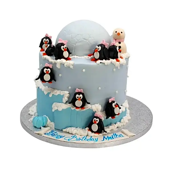 Penguin & Igloo Cake view 1