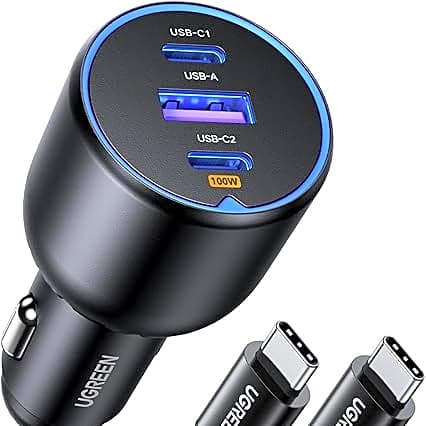 130W ultra-fast car charger view 1