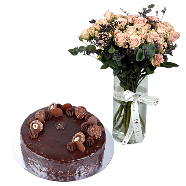 Blush _ Lilac Vase and Cake view 1