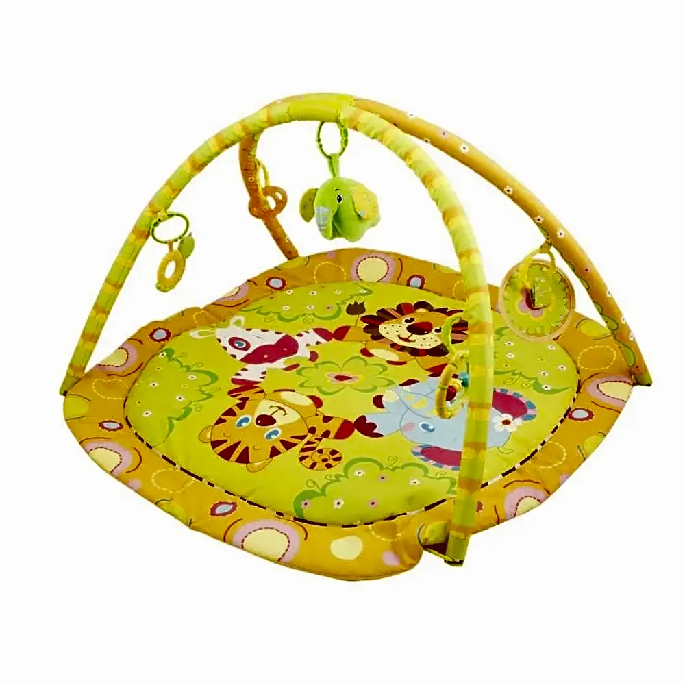 Mastela Baby Play Mat Activity Gym for Infant to Toddler Playmat -Yellow view 1
