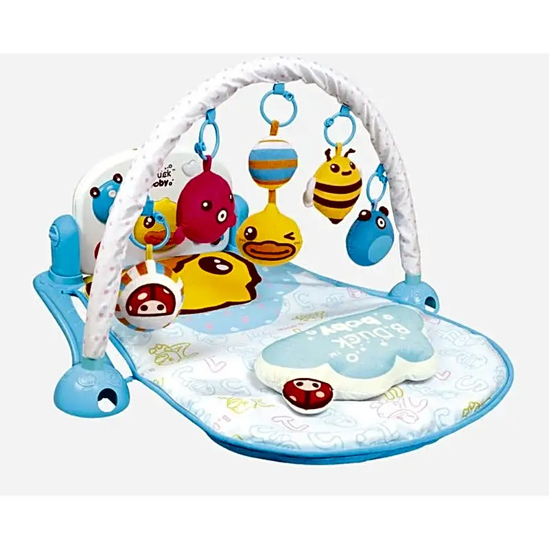 Little Angel Baby Playmat with Pillow and Music - Blue view 1