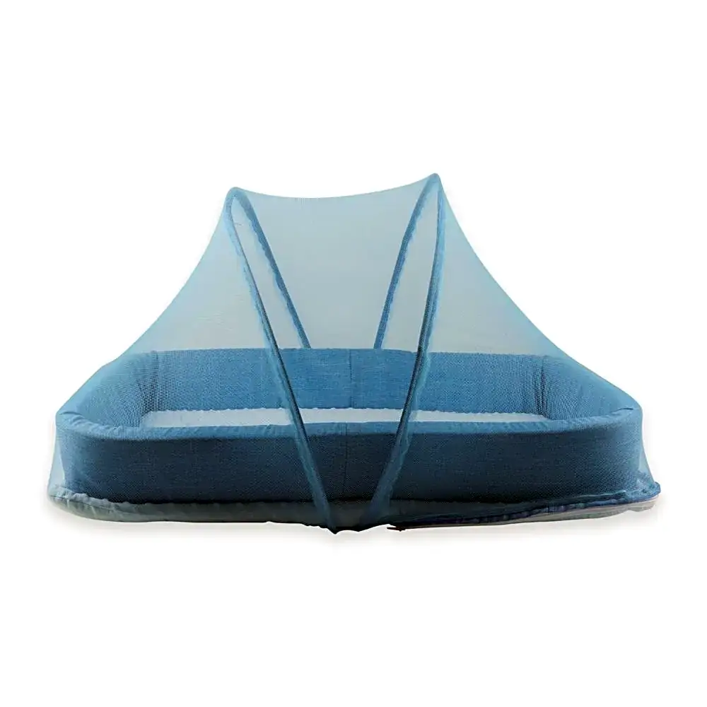 Little Angel Baby Bed with Comfy Paddings - Demimblue view 1