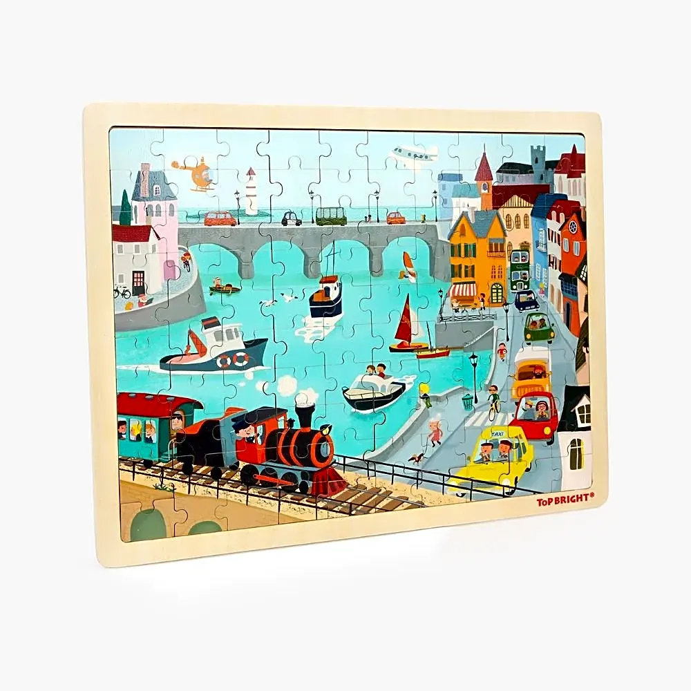 لعبة ألغاز للأطفال من توببرايت 100 قطعة لعمر 3 سنوات فما فوق