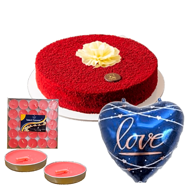 Anniversary Gifts cakes with candle and ballon 36 view 1