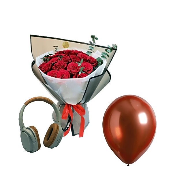 Birthday Gifts headphones with flower 13 view 1