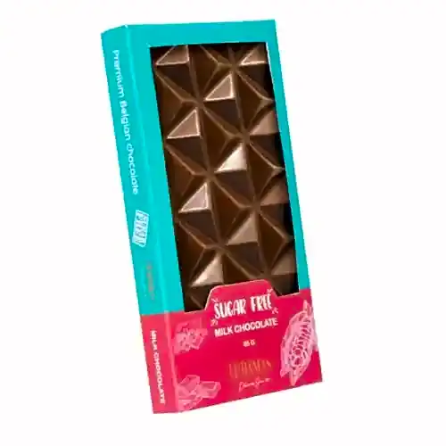 Sugar Free milk chocolate view 1