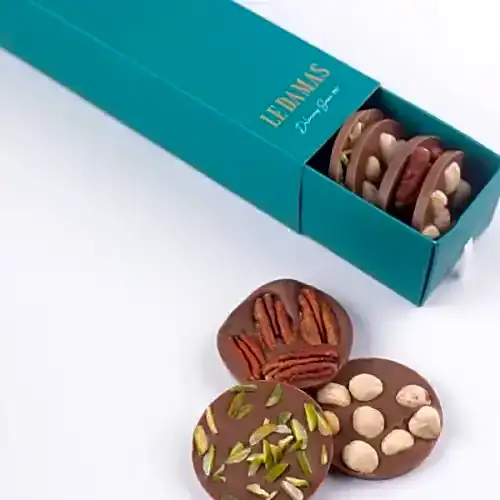 Sugar Free Circle Milk Chocolate view 1