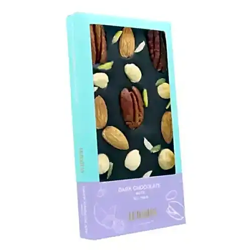 Dark Chocolate nuts view 1