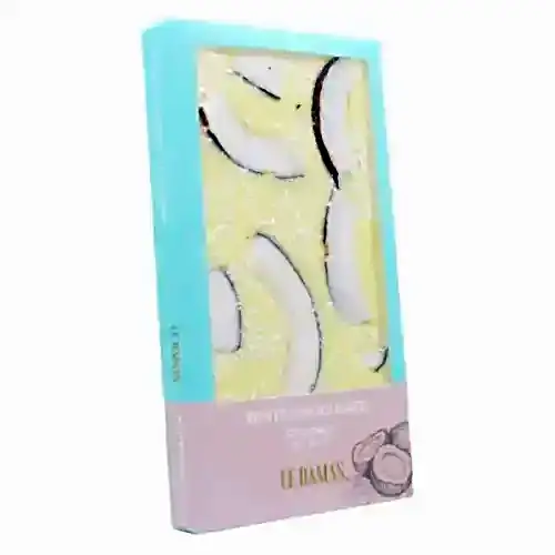 White chocolate coconut view 1