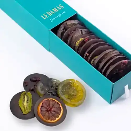 Circle Dark chocolate view 1
