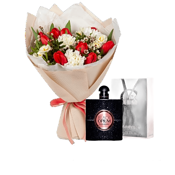 Special bouquet and perfume only for her 1 view 1