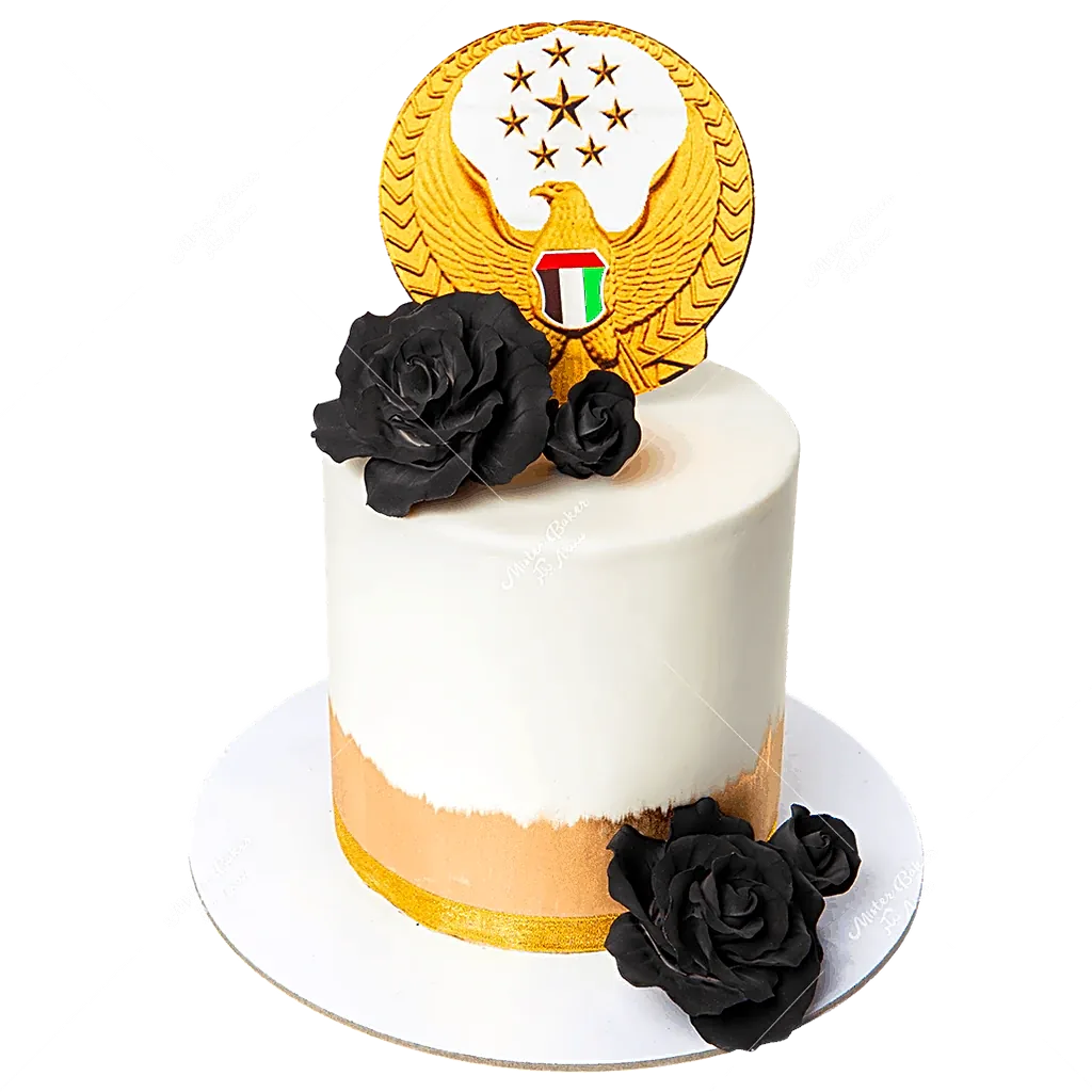 Military Flower Cake view 1