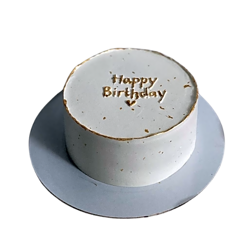 White cream cakes for birthday - view 1
