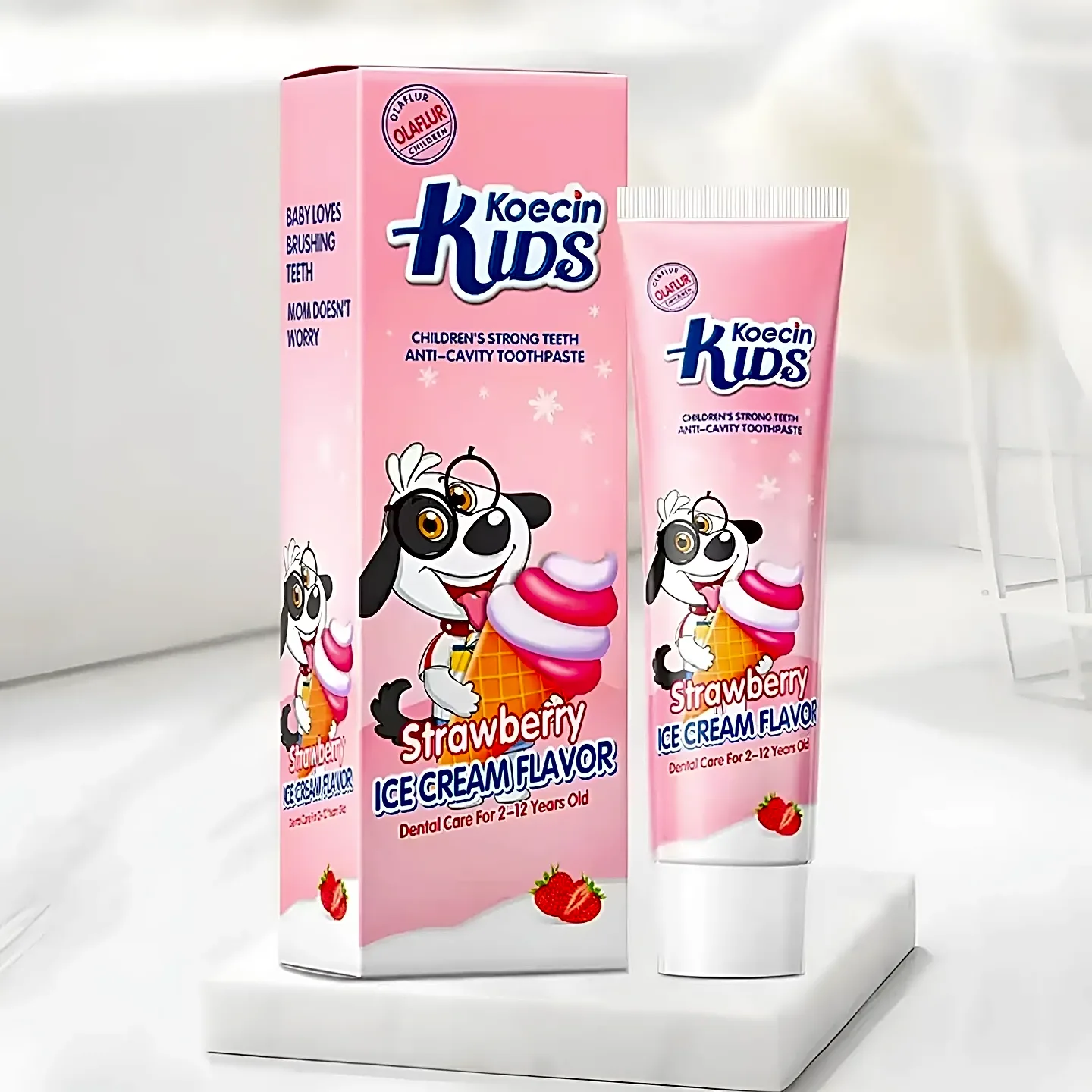 Anti-cavity toothpaste for kids
