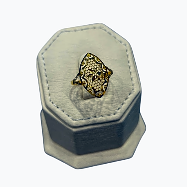 Gorgeous gold ring 2 view 1