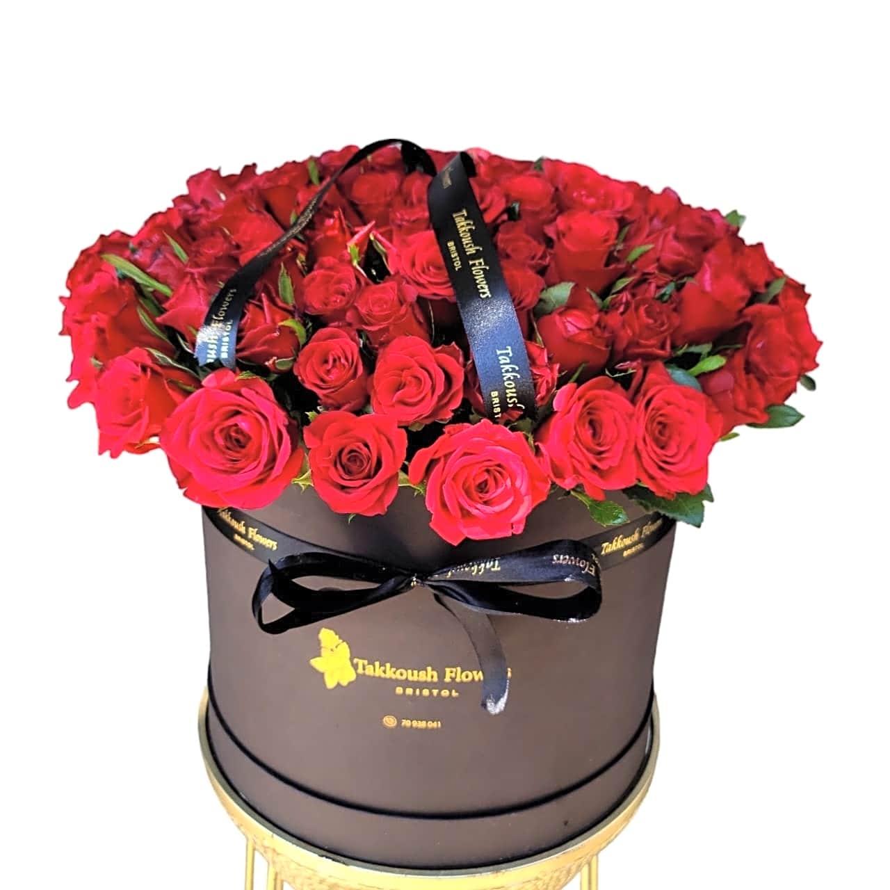 60 red roses box view 1