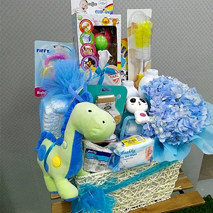 NB5001 New Born Hamper Arrangement view 1