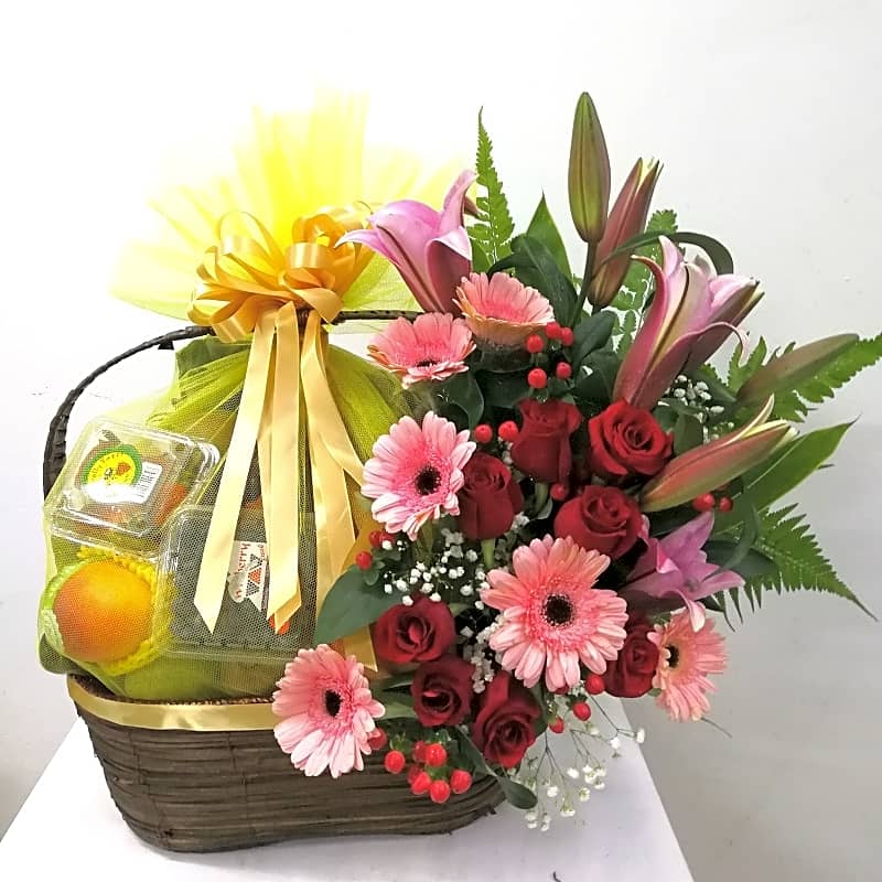 FFB0032 Flower & Fruits Basket 2 view 1
