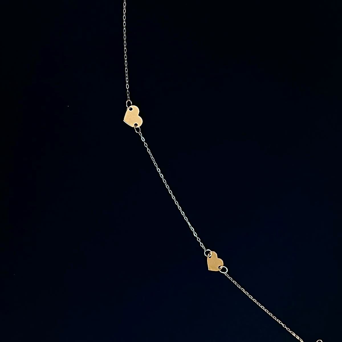 18K gold anklet 6 view 1