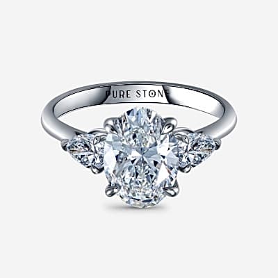 1 Oval Cut Lab Grown Diamond