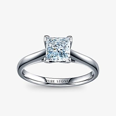 1 Princess Cut Lab Grown Diamond1.