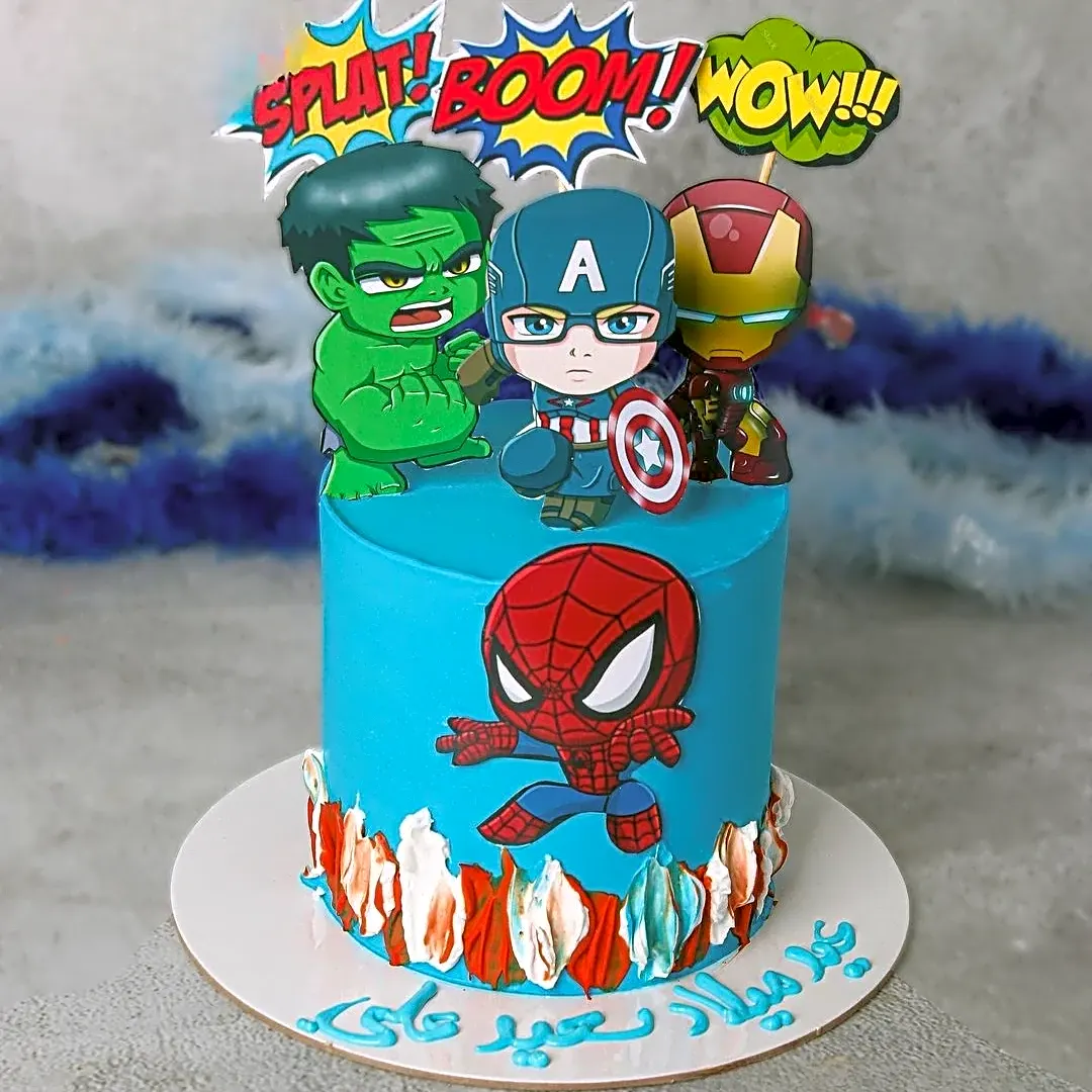 Avengers Cake view 1
