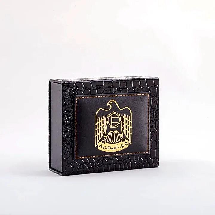 Leather Box with UAE Logo2 view 1