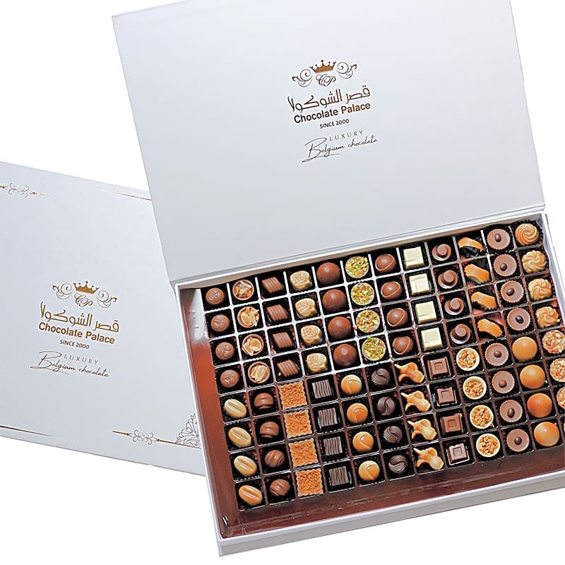 Very very large fresh chocolate box view 1