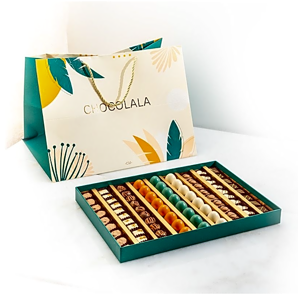 Chocolala Colorful Rectangle Shape Box view 1