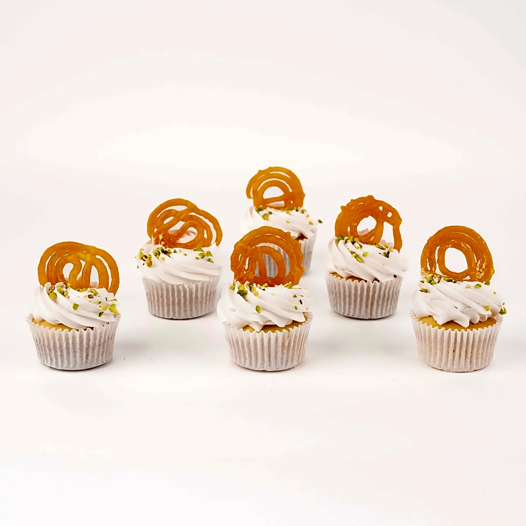 Diwali Jalebi Cupcakes view 1