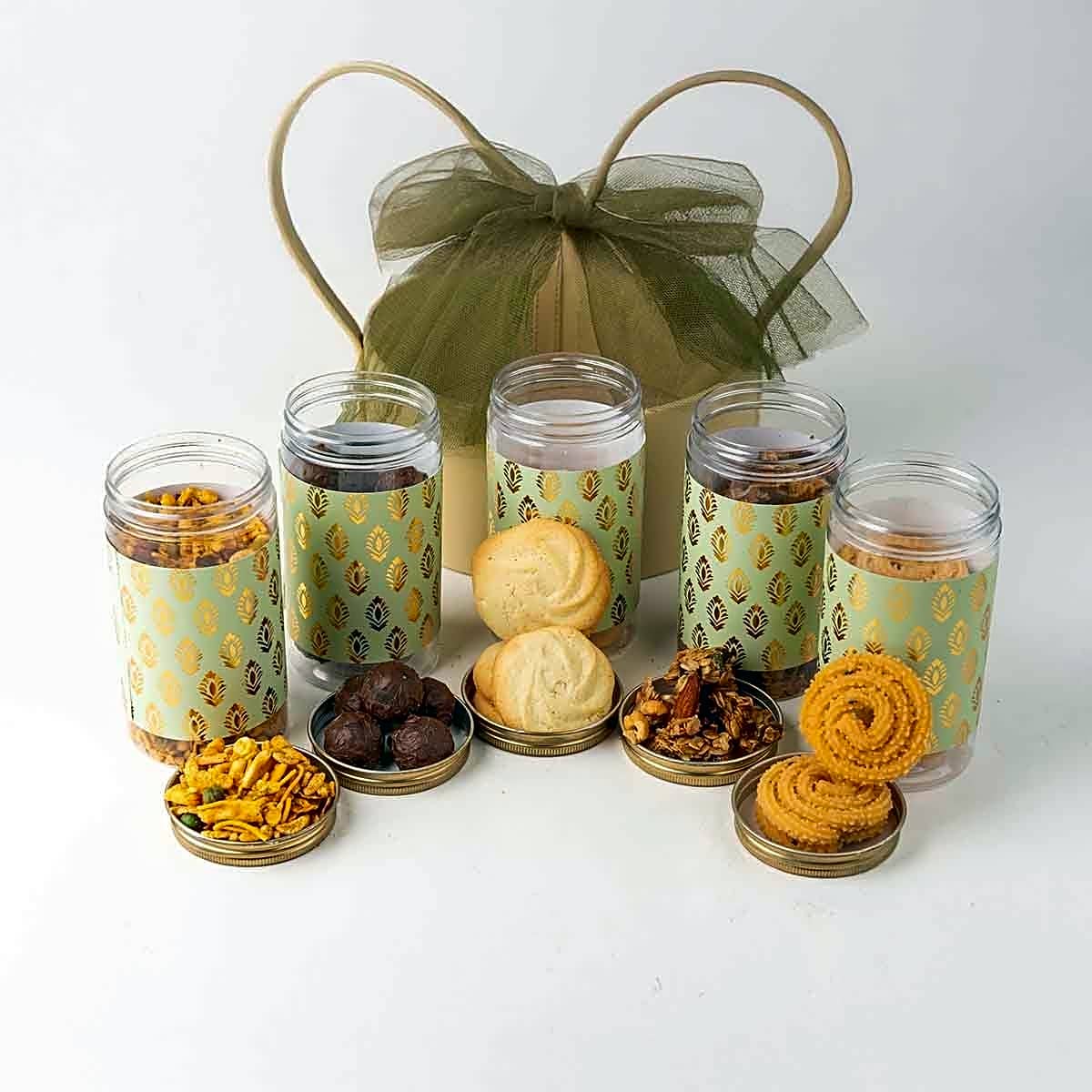 Green Diwali Hamper by NJD view 1