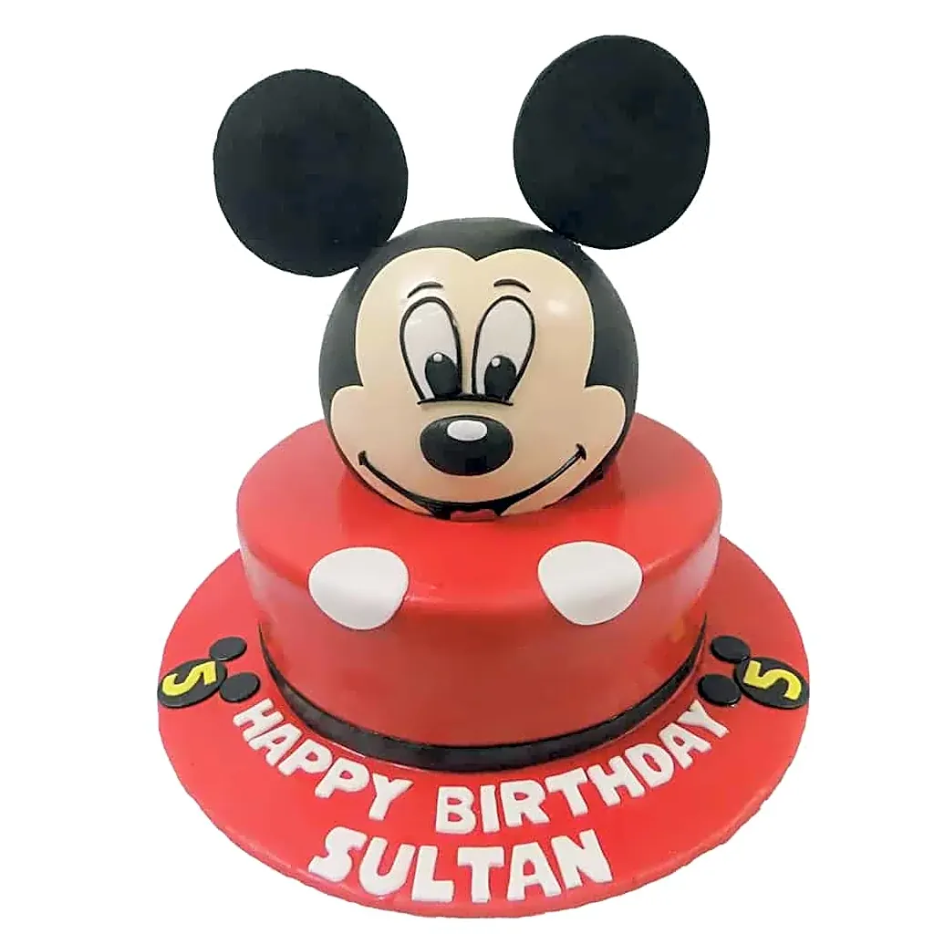 Mickey Mouse Shape Cake view 1