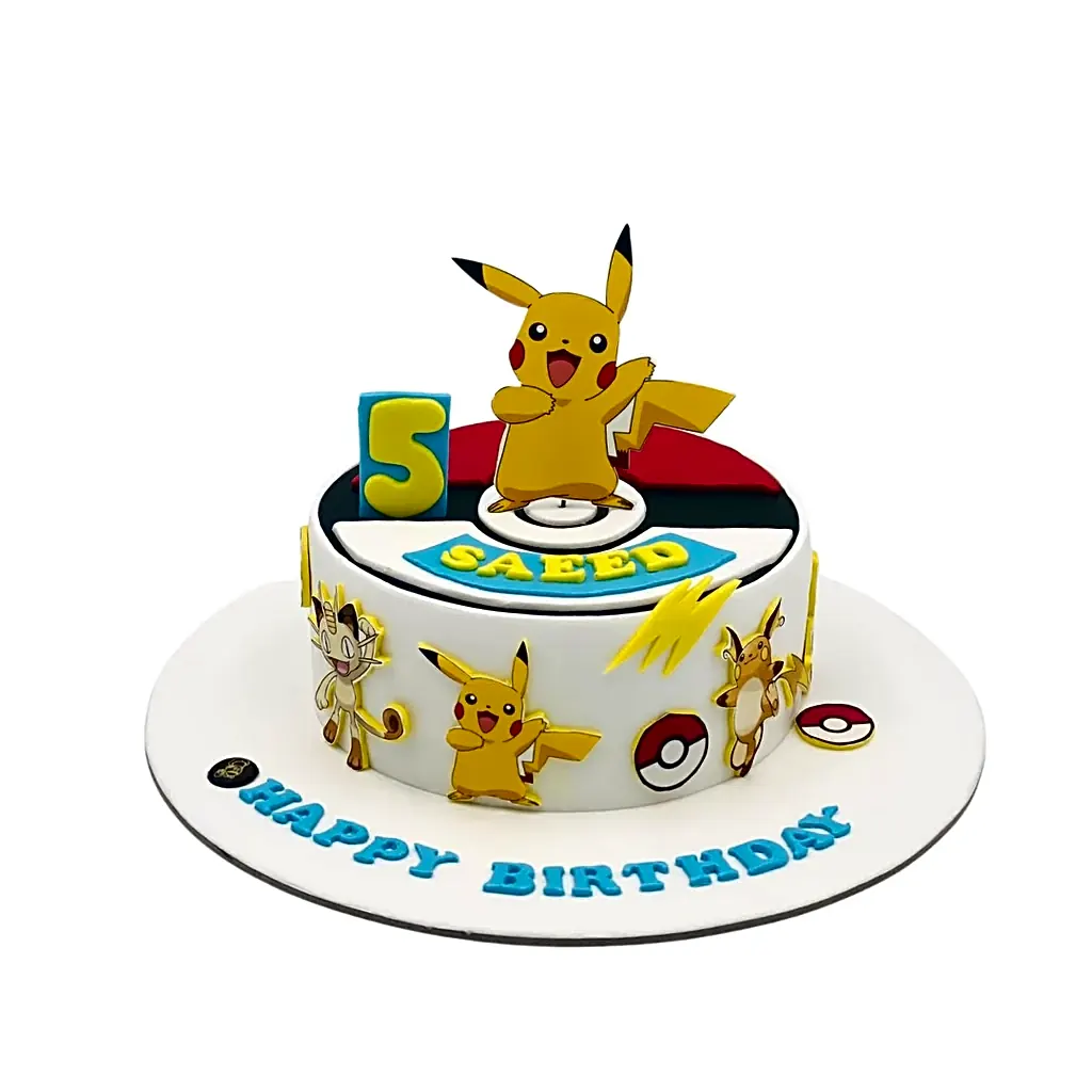 Pikachu Pokemon Cake view 1