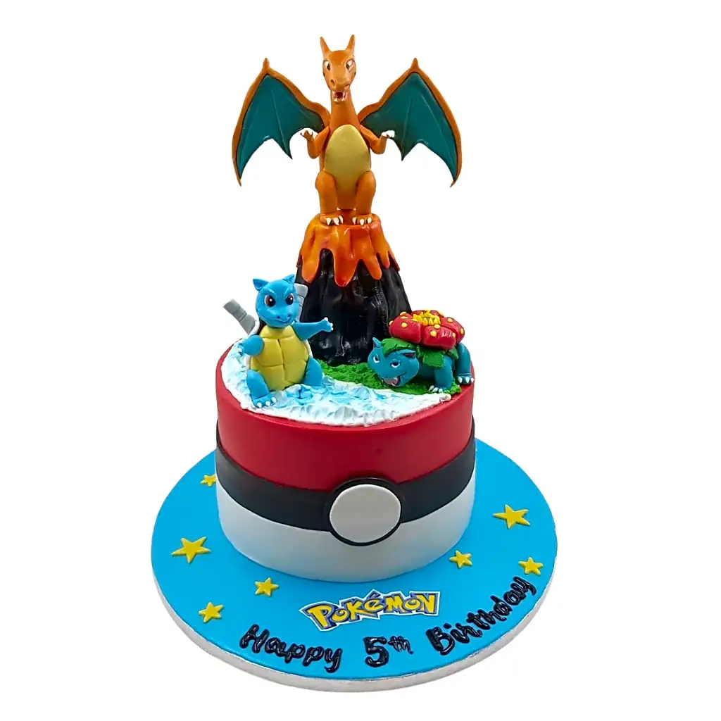 Charizard Pokemon Cake view 1